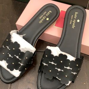Kate Spade slides in black